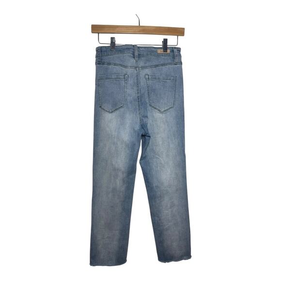 Blank NYC Jeans The Baxter Women Size 27 Blue Button Fly Ribcage Straight Leg - Picture 2 of 8